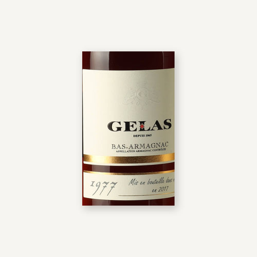Gelas Bas-Armagnac 1977 0,75l — Weinetikett