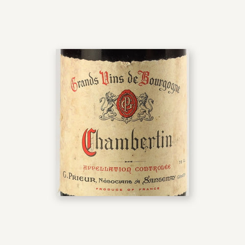 Guy Prieur Chambertin Grand Cru 1976 0,75l — ワインラベル