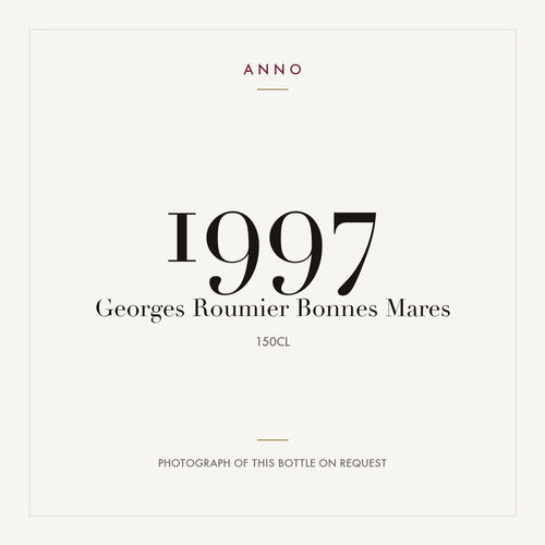 Georges Roumier Bonnes-Mares Grand Cru 1997 AOC 1,5l — ANNO-årgangskort; foto af den faktiske flaske på forespørgsel