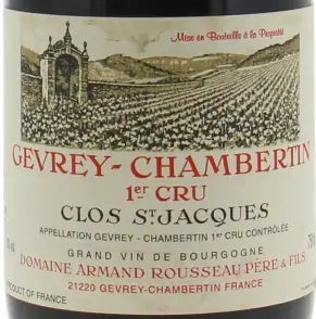 Armand Rousseau Gevrey-Chambertin Premier Cru Clos St Jacques 2003 AOC 0,75l — wine label