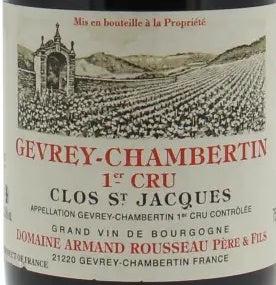 Armand Rousseau Gevrey-Chambertin Premier Cru Clos St Jacques 2011 AOC 0,75l — wine label