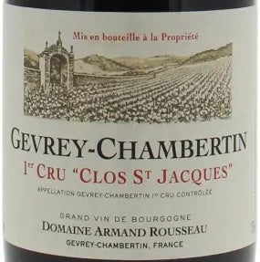 Armand Rousseau Gevrey-Chambertin Premier Cru Clos St Jacques 2013 AOC 0,75l — wine label