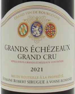 Robert Sirugue Grands Echezeaux Grand Cru 2021 AOC 0,75l — vinetiket