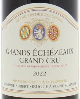 Robert Sirugue Grands Echezeaux Grand Cru 2022 AOC 0,75l — etiqueta del vino