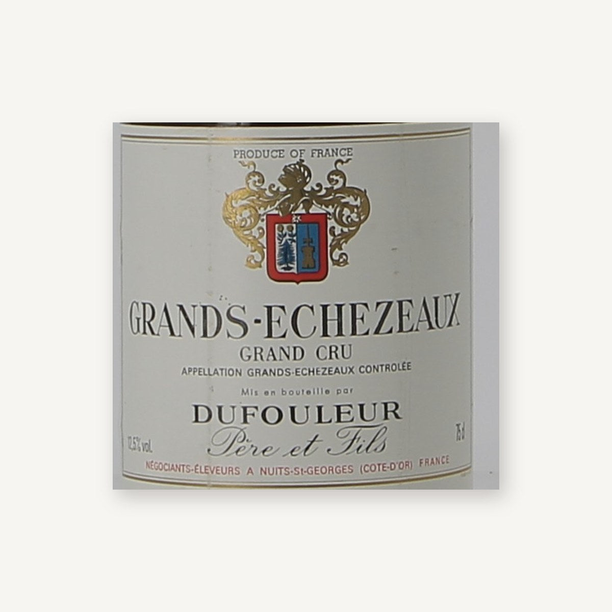 Dufouleur Pere et Fils Grands-Echezeaux Grand Cru 1969 AOC 0,75l — wine label