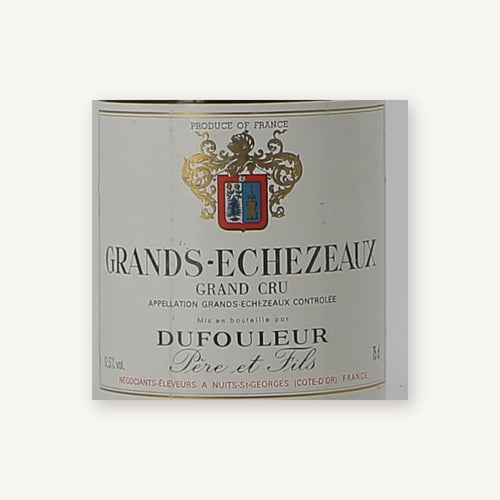 Dufouleur Pere et Fils Grands-Echezeaux Grand Cru 1969 AOC 0,75l — wine label
