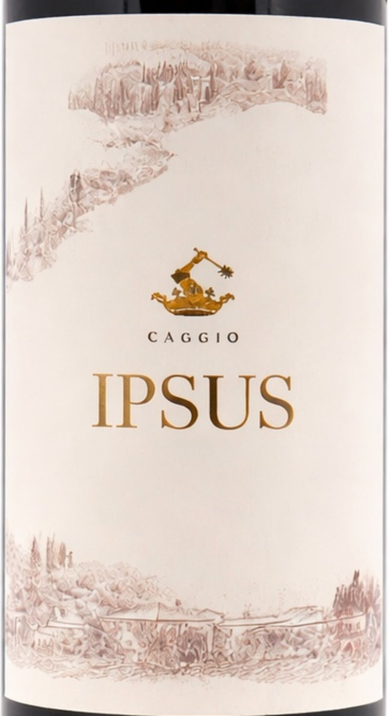 Caggio Chianti Classico Gran Selezione Ipsus DOCG — wine label, illustrative image