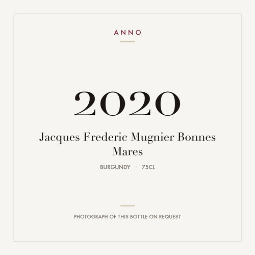 Jacques Frederic Mugnier Bonnes Mares 2020 0,75l — ANNO vintage card; photograph of the actual bottle available on request