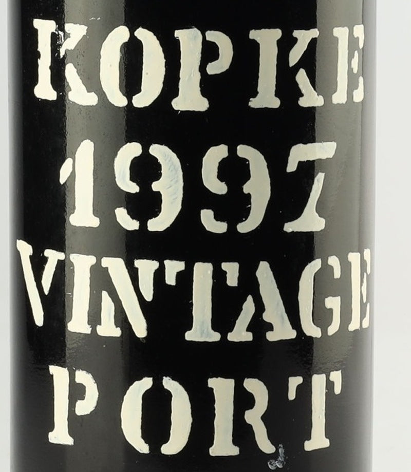 Kopke Vintage Port 1997 DO 0,75l from Port — ANNO vintage card; photograph of the actual bottle available on request