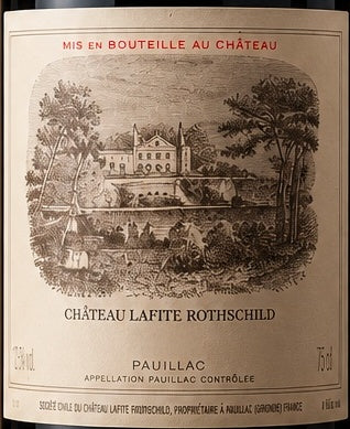 Chateau Lafite Rothschild Pauillac 2015 AOC 0,75l — wine label, illustrative image
