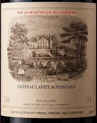 Chateau Lafite Rothschild Pauillac 2022 AOC 0,75l — wine label, illustrative image