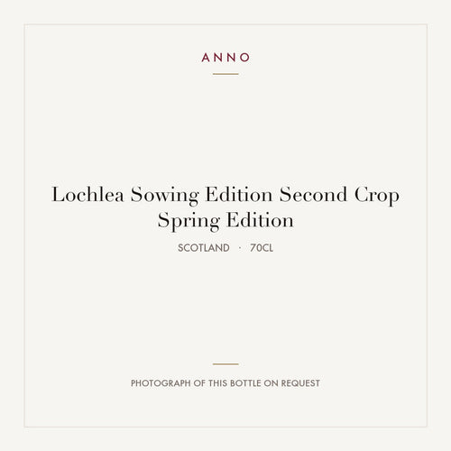 Lochlea Sowing Edition Second Crop Spring Edition 2023 0,7l from Scotland — ANNO vintage card; photograph of the actual bottle available on request