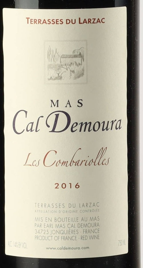 Mas Cal Demoura Les Combariolles 2016 0,75l — etichetta del vino