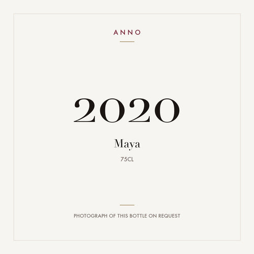 Maya Napa Valley 2020 0,75l — ANNO vintage card; photograph of the actual bottle available on request