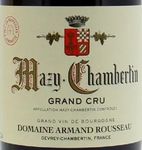 Armand Rousseau Mazy-Chambertin Grand Cru 2017 AOC 0,75l — etichetta del vino