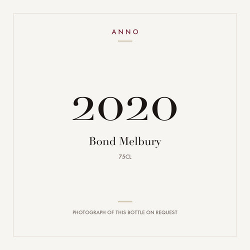 Bond Melbury 2020 0,75l — ANNO vintage card; photograph of the actual bottle available on request