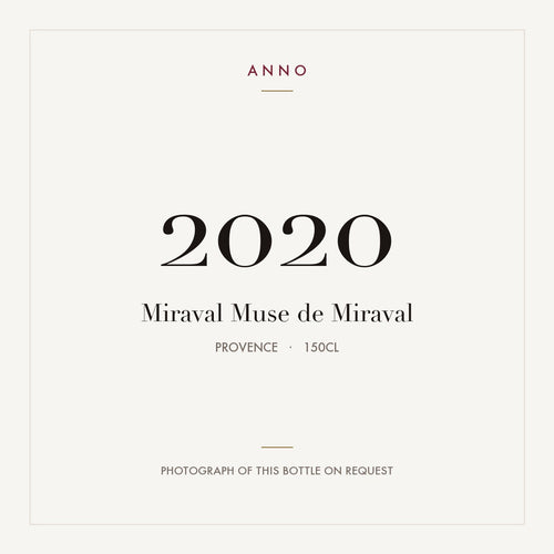 Miraval Muse de Miraval 2020 1,5l, 普羅旺斯 — ANNO 年份卡;實際酒瓶照片可應要求提供