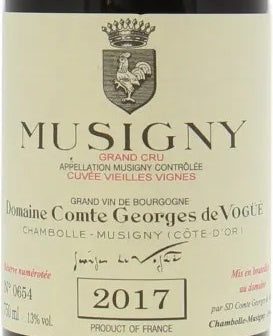 Comte de Vogue Musigny Grand Cru 2017 AOC 0,75l — wijnetiket