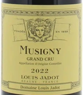 Louis Jadot Musigny Grand Cru 2022 AOC 0,75l — etiqueta del vino