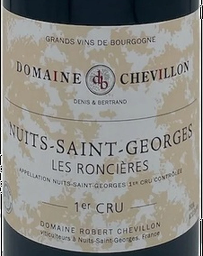 Domaine Robert Chevillon Nuits-Saint-Georges Premier Cru Les Roncieres 2022 AOC — wine label