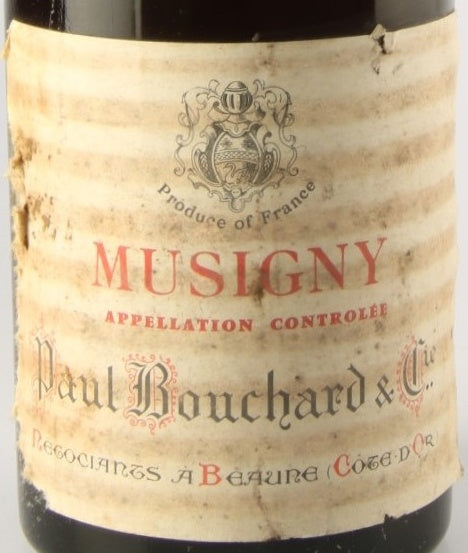 Paul Bouchard & Cie Musigny Grand Cru 1947 0,75l — Weinetikett