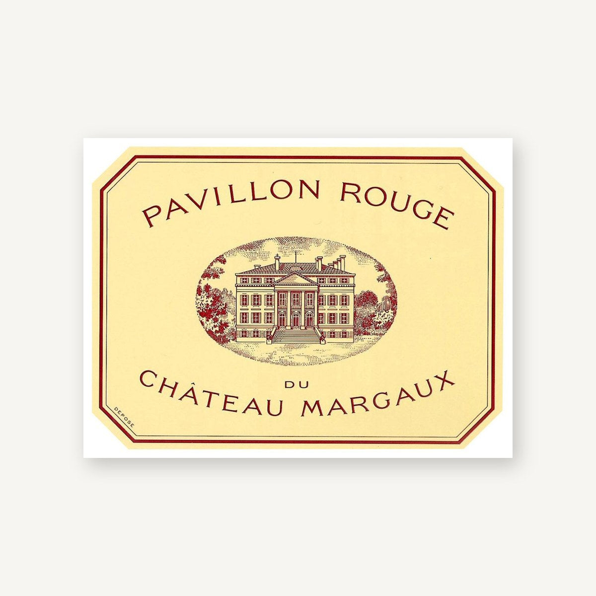 Chateau Margaux Pavillon Rouge du Chateau Margaux 2006 AOC 0,75l — wine label, illustrative image