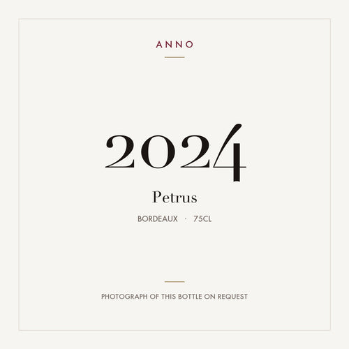 Petrus 2024 0,75l — card dell'annata ANNO; foto della bottiglia reale disponibile su richiesta