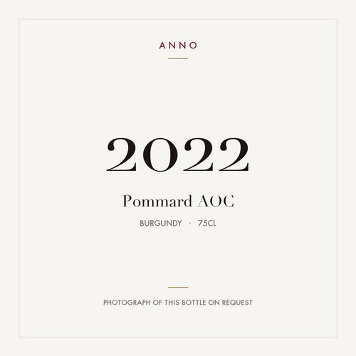 Pommard 2022 AOC 0,75l from Burgundy — ANNO vintage card; photograph of the actual bottle available on request