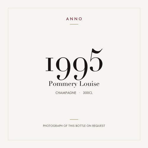 Pommery Louise 1995 3l — ANNO vintage card; photograph of the actual bottle available on request