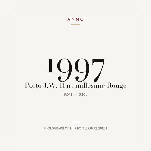 J.W. Hart Porto 1997 DO 0,75l — ANNO 年份卡;實際酒瓶照片可應要求提供