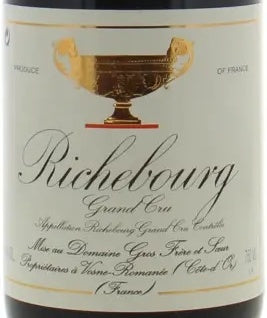 Gros Frere et Soeur Richebourg Grand Cru 2001 AOC 0,75l — wijnetiket