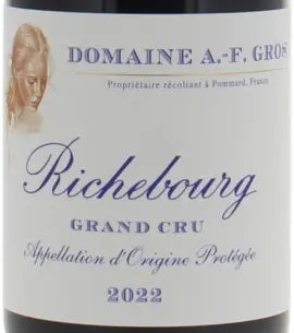 AF Gros Richebourg Grand Cru 2022 AOC 0,75l — étiquette du vin