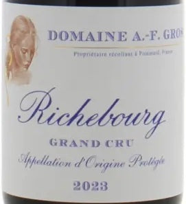 AF Gros Richebourg Grand Cru 2023 AOC 0,75l — vinetiket