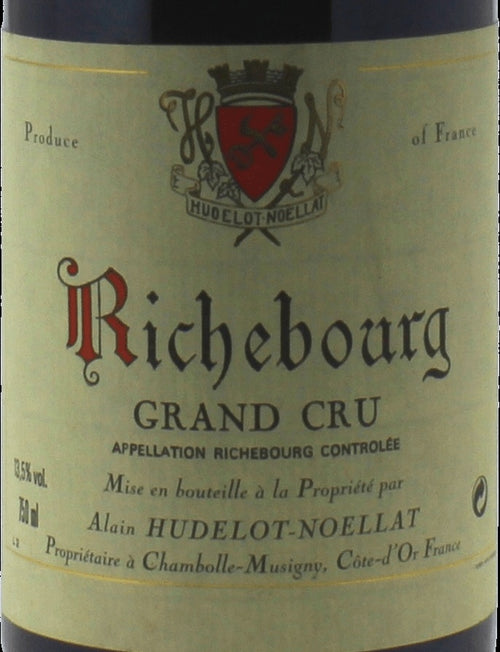 Hudelot-Noellat Richebourg Grand Cru 1998 AOC 0,75l — wine label, illustrative image