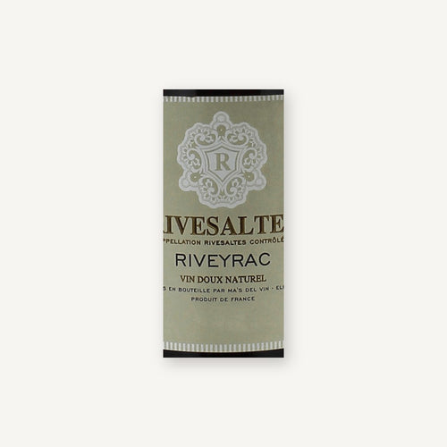 Riveyrac Rivesaltes Vin Doux Naturel 1960 AOC 0,75l — etiqueta del vino