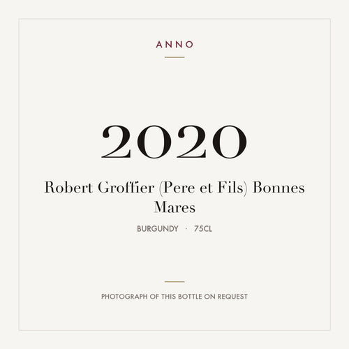 Robert Groffier (Pere et Fils) Bonnes Mares 2020 0,75l — ANNO vintage card; photograph of the actual bottle available on request