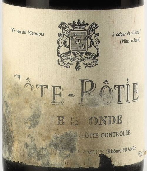 Rostaing Cote-Rotie Cote Blonde 1991 AOC 0,75l — Weinetikett