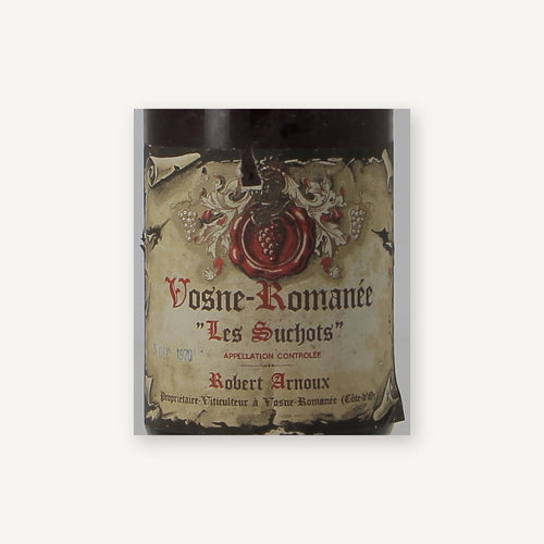 Robert Arnoux Vosne-Romanee Premier Cru Les Suchots 1967 AOC 0,75l — etichetta del vino