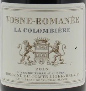 Domaine du Comte Liger-Belair Vosne-Romanee La Colombiere 2015 AOC 0,75l — wijnetiket