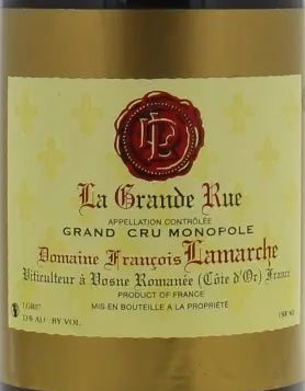 Francois Lamarche Vosne-Romanee La Grande Rue Grand Cru La Grande Rue 2007 AOC 1,5l — rótulo do vinho