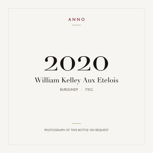 William Kelley Aux Etelois 2020 0,75l, Borgogna — card dell'annata ANNO; foto della bottiglia reale disponibile su richiesta