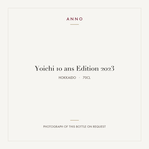 Yoichi 10 ans Edition 2023 2023 0,7l from Hokkaido — ANNO vintage card; photograph of the actual bottle available on request