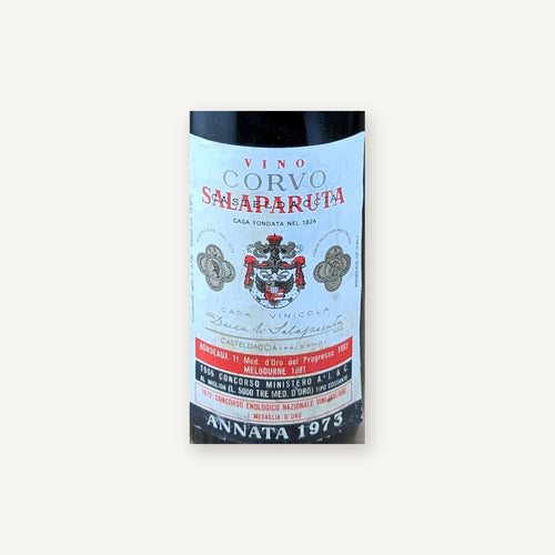 Duca di Salaparuta Corvo 1973 0,72l — étiquette du vin