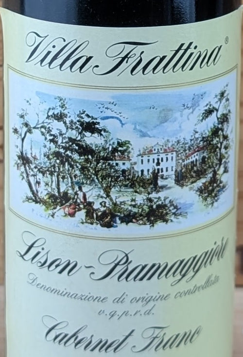 Cabernet Franc Lison di Pramaggiore — wine label, illustrative image