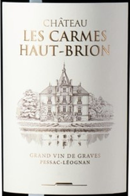 Chateau Les Carmes Haut-Brion Pessac-Leognan 2001 AOC 0,75l — wijnetiket, illustratieve afbeelding