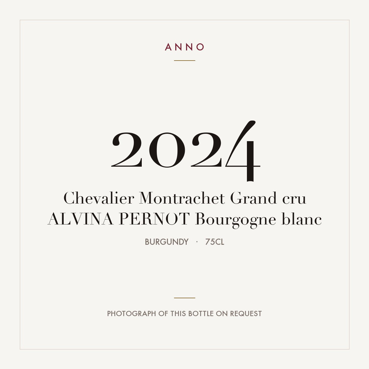 Alvina Pernot Chevalier-Montrachet Grand Cru 2024 AOC 0,75l