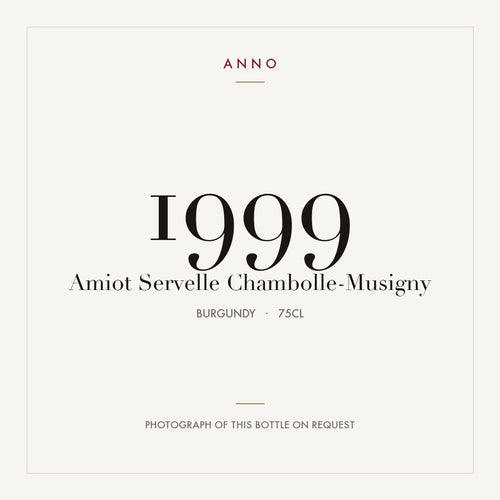 Amiot-Servelle Chambolle-Musigny 1999 AOC 0,75l