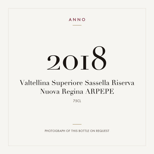 Arpepe Valtellina Superiore Sassella Riserva Nuova Regina 2018 DOCG 0,75l