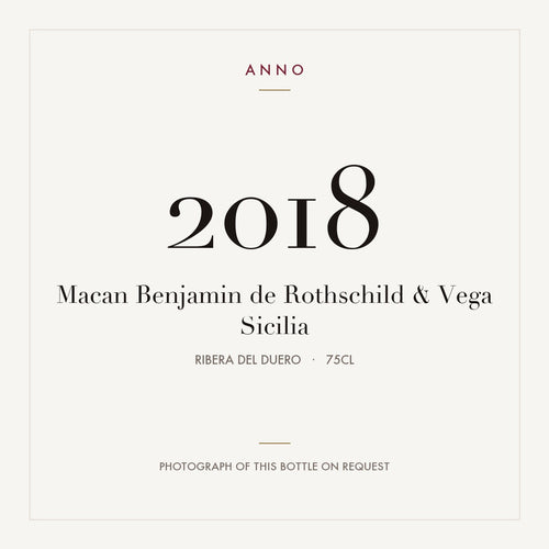 Benjamin de Rothschild & Vega Sicilia Macan Rioja 2018 DOCa 0,75l