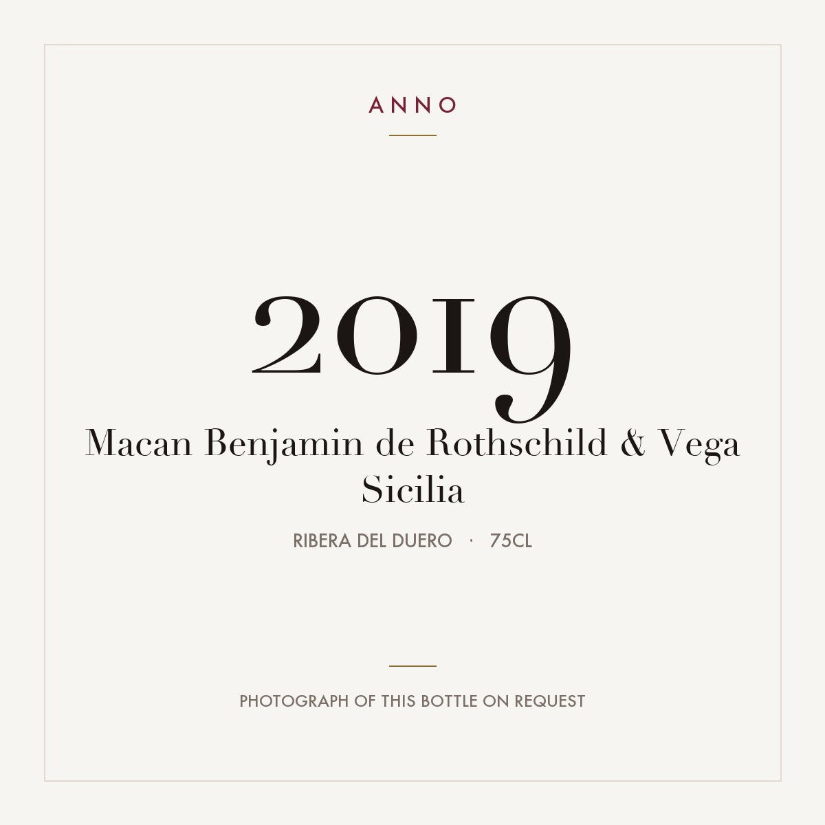 Benjamin de Rothschild & Vega Sicilia Macan Rioja 2019 DOCa 0,75l